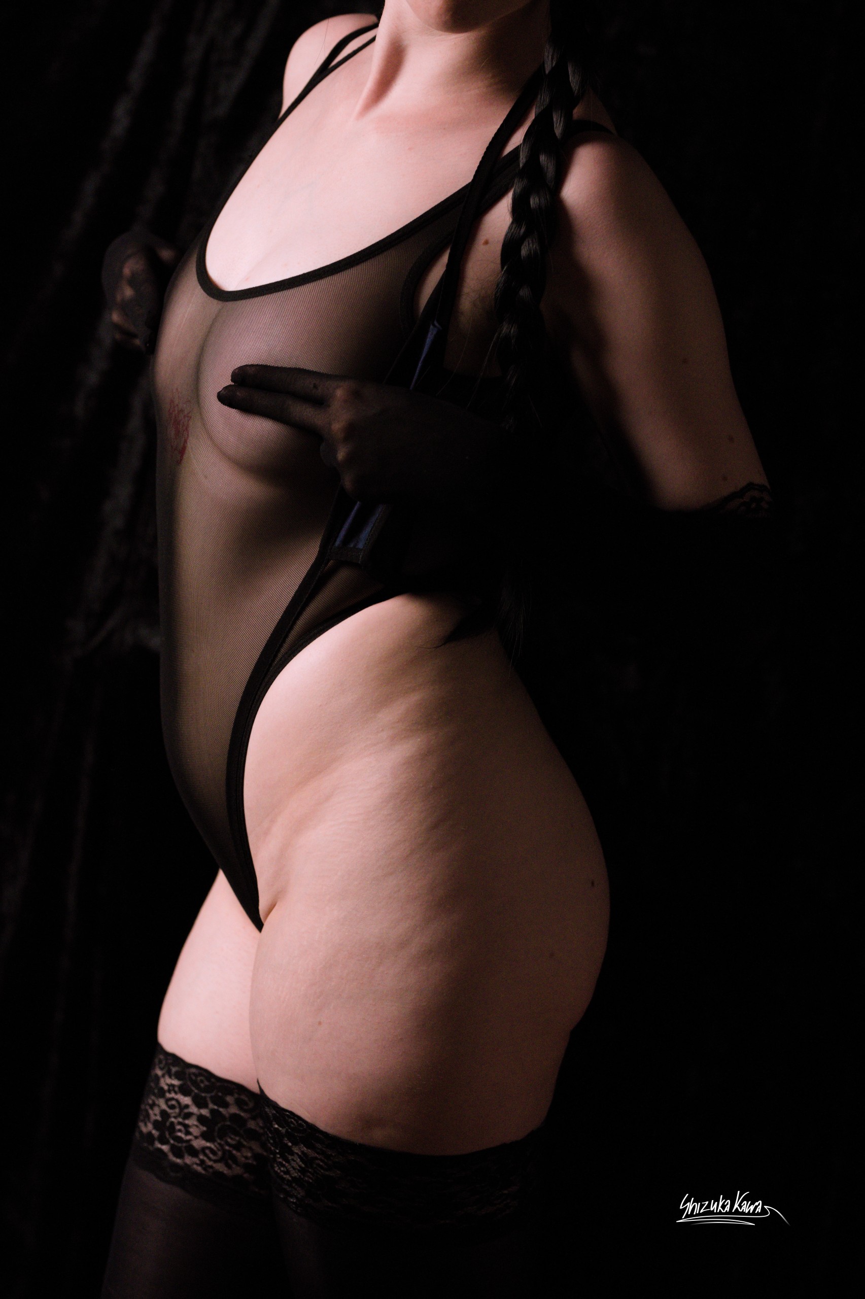 Bunnygirl with Tattoo and Slingshot Bikini image 56