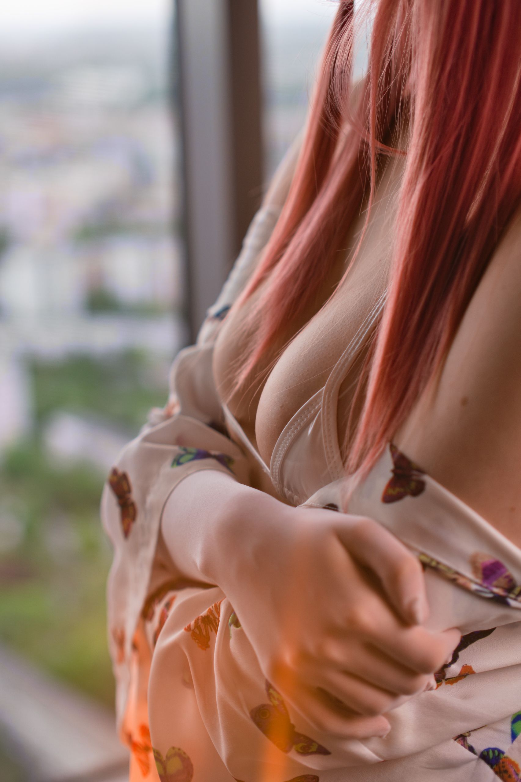 Kimono and Garter Belt